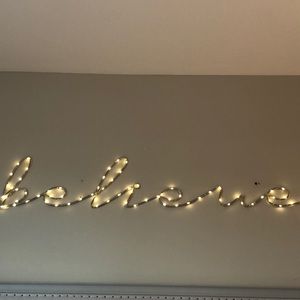 A very cute LED sign
